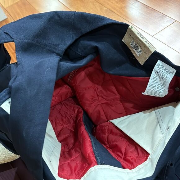 NWT Carhartt Insulated Duck Zip to Thigh Bib Overall Quilt Lined size 38x32 - Picture 13 of 16